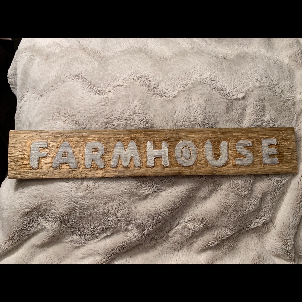 22 inch hand carved wall decor